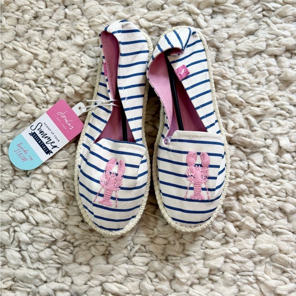 Joules Shoes - Joules Slip-on loafers nautical - Blue and Pink women’s 7